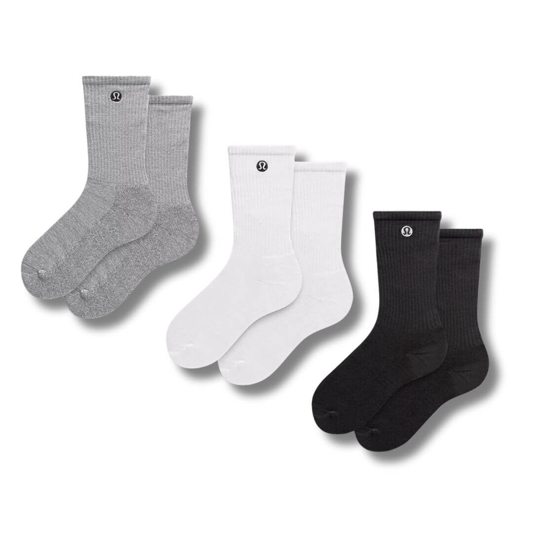 lululemon 3-pack athletic socks