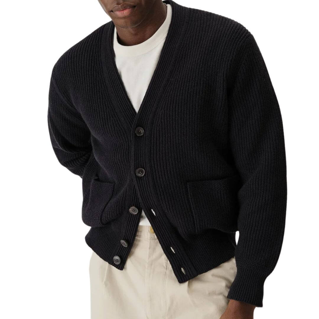 Cotton Rib Cardigan