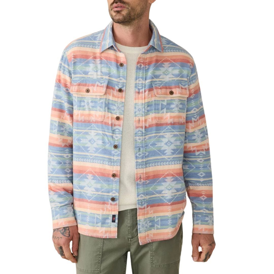 Faherty doug good feather canyon overshirt