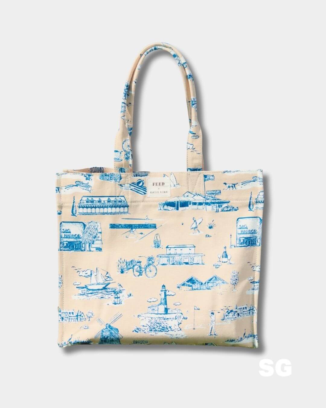 toile canvas tote bag