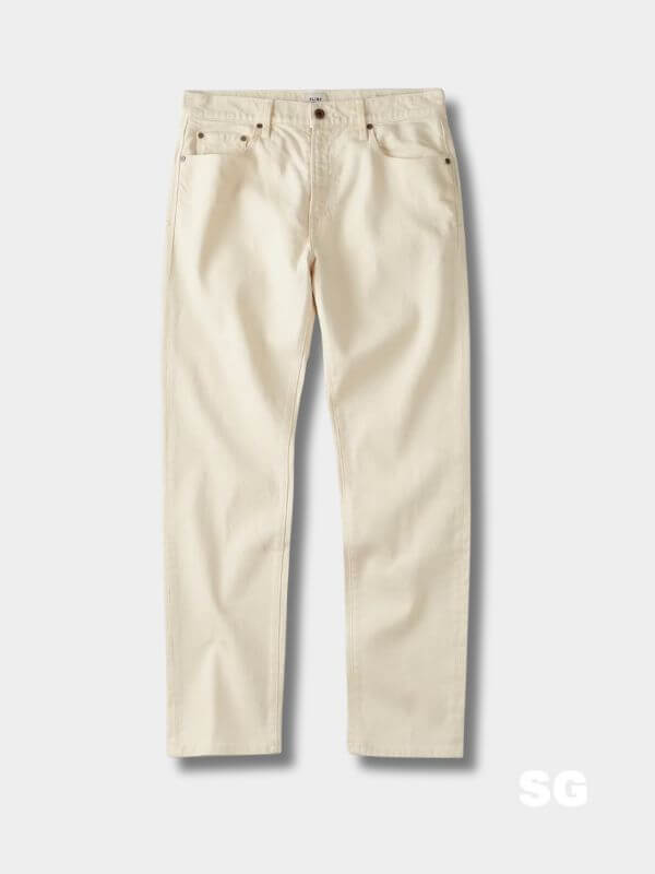 off-white jeans perfect for men's 4th of july outfits