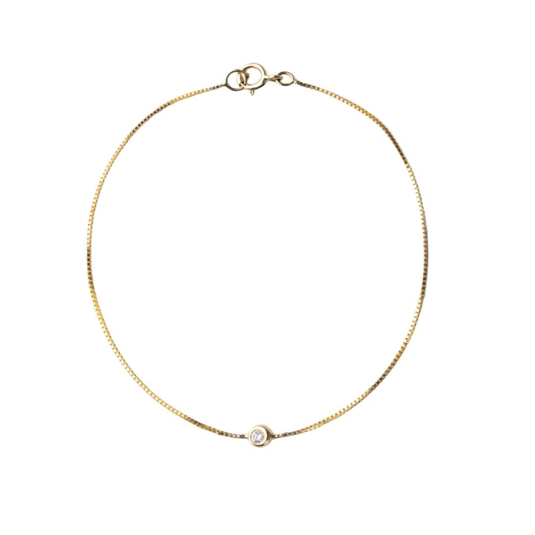 GLDN Gaia Diamond Solitaire Bracelet