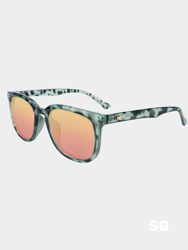green tortoiseshell sunglasses