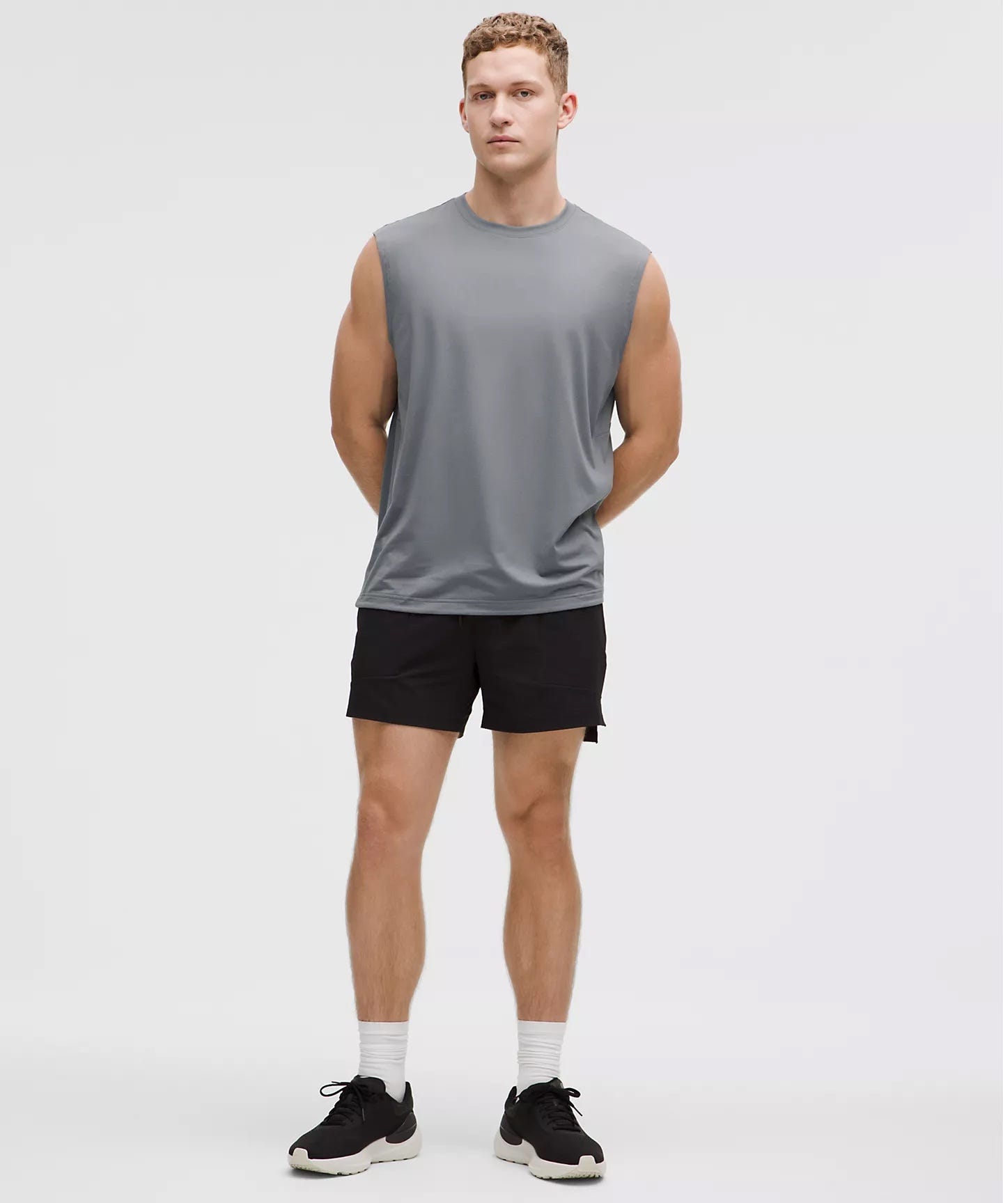 man in a stylish workout outfit