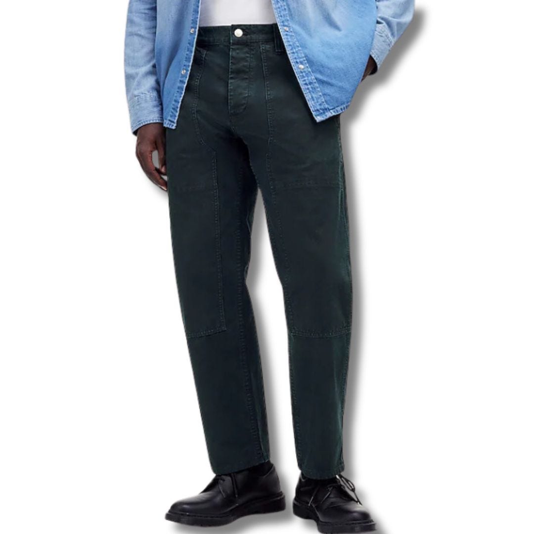 Relaxed Straight Work Pants