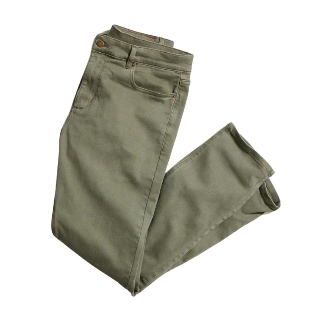 marine layer slim straight twill pant