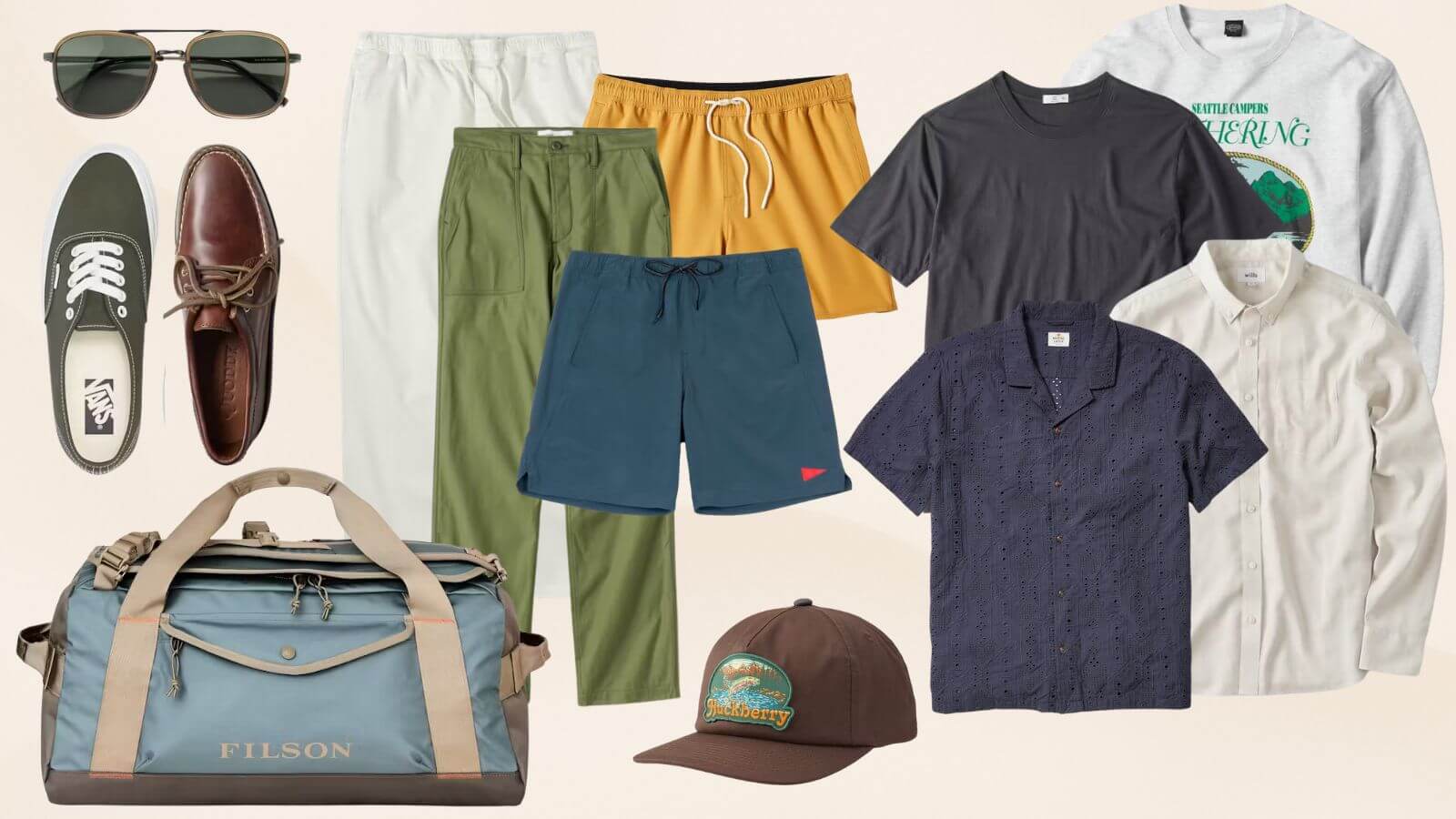 men's summer vacation packing roundup