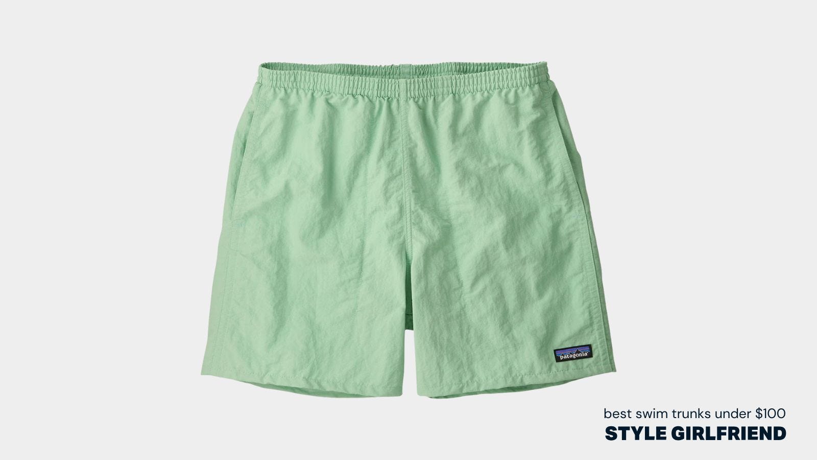 patagonia Baggies 5in Short in rinsed green