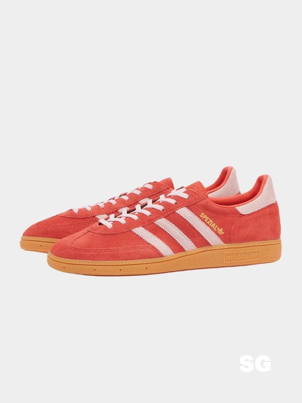red adidas sneakers