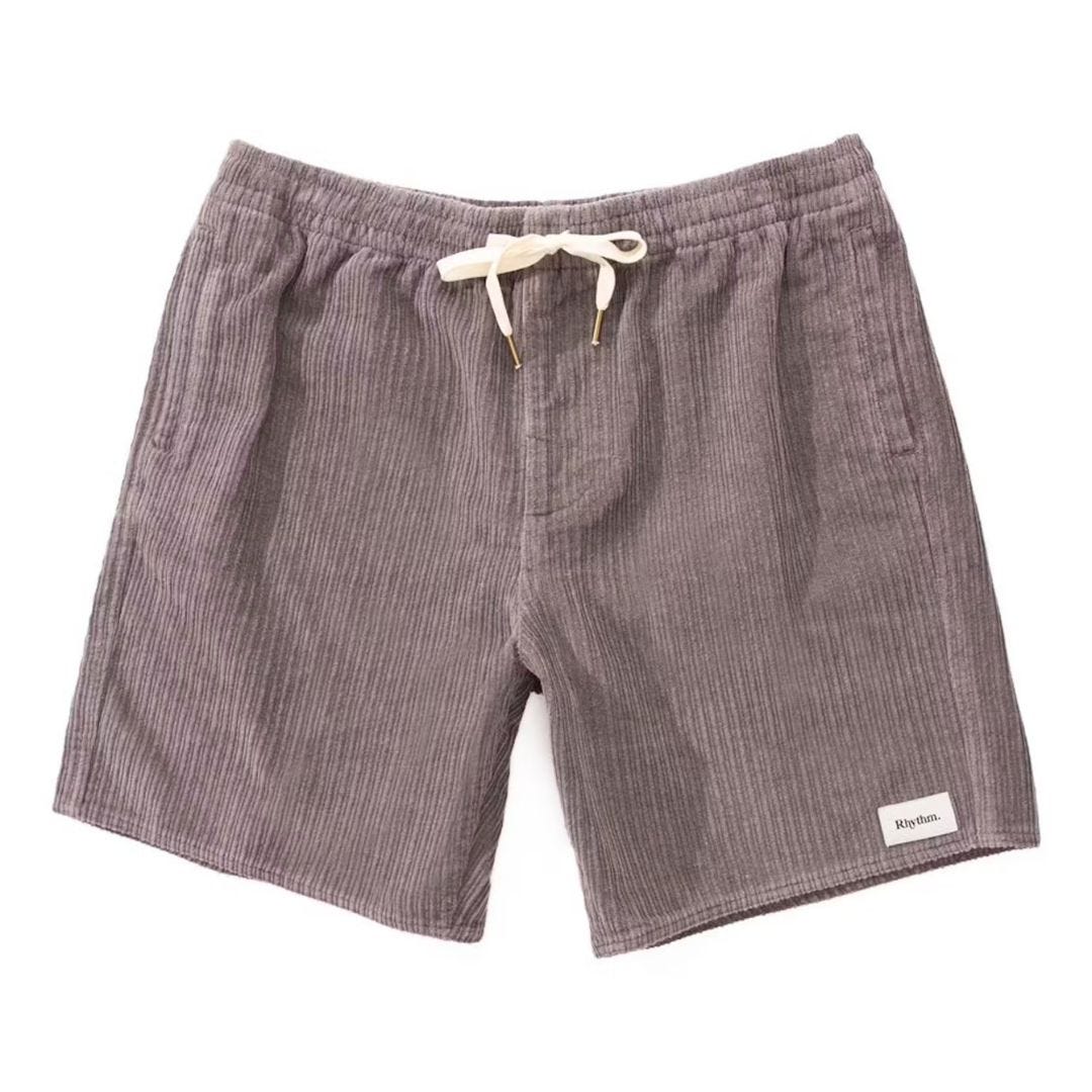 rhythm cord jam shorts in mauve