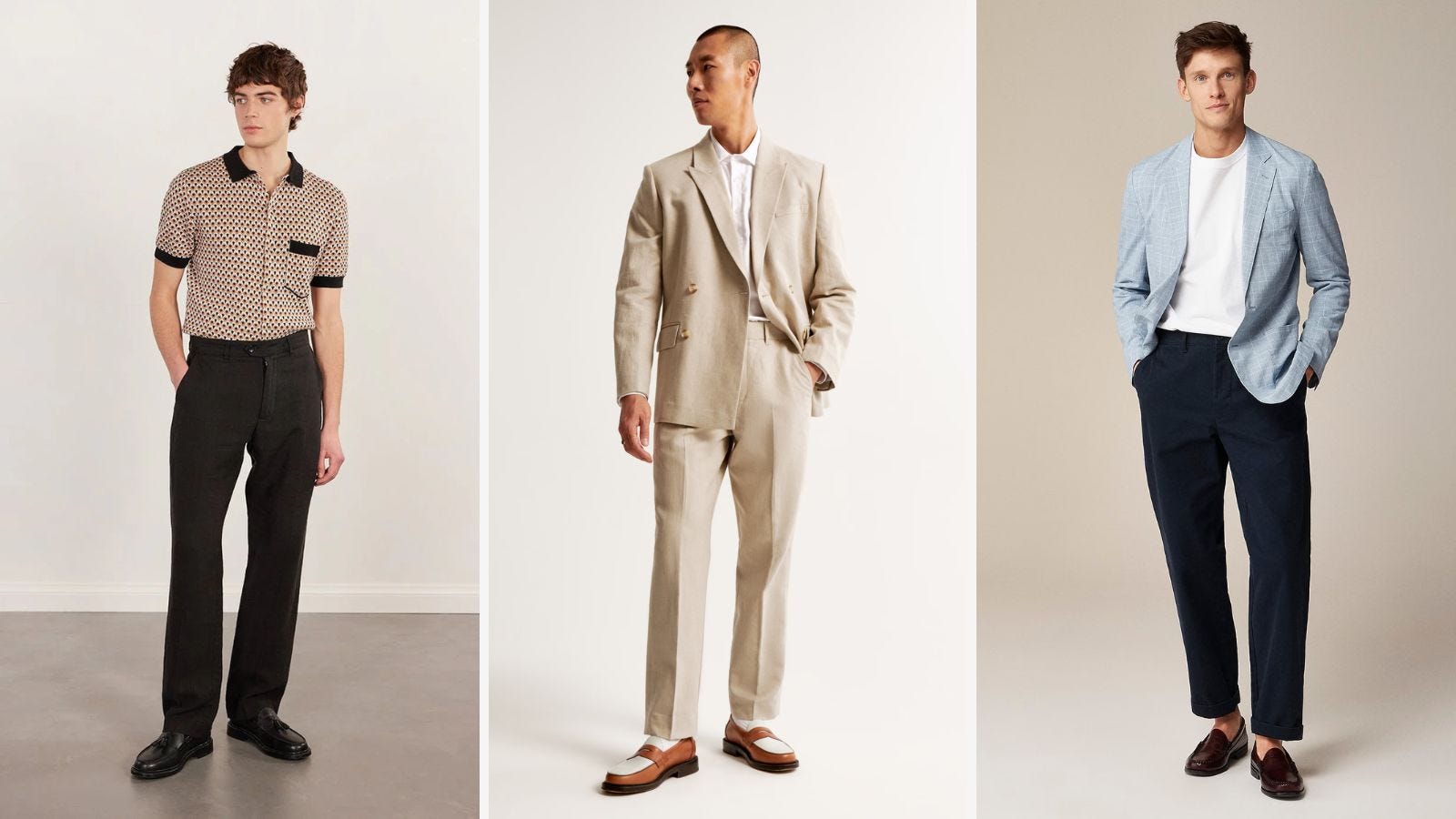 summer 2024 men's wedding guest outfits
