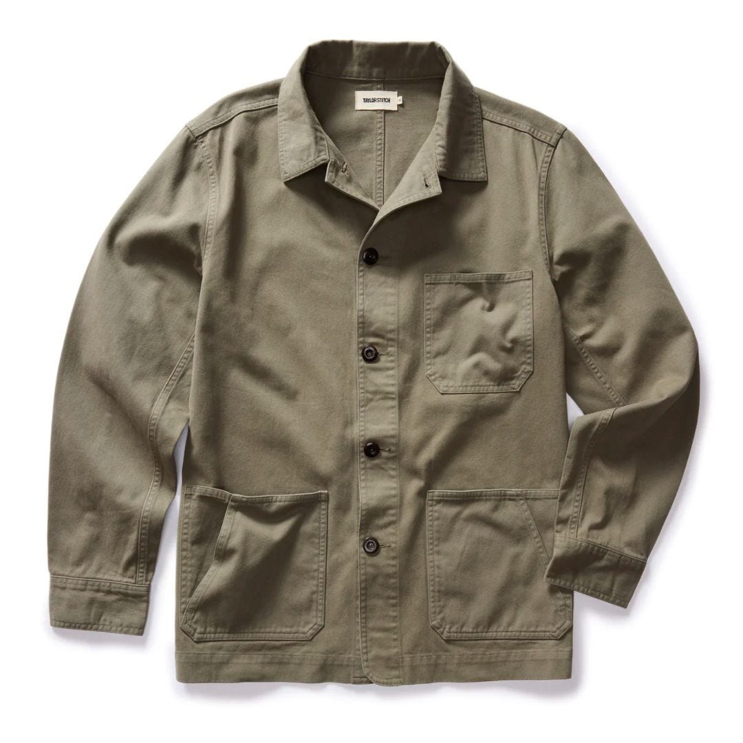 taylor stitch olive green ojai jacket