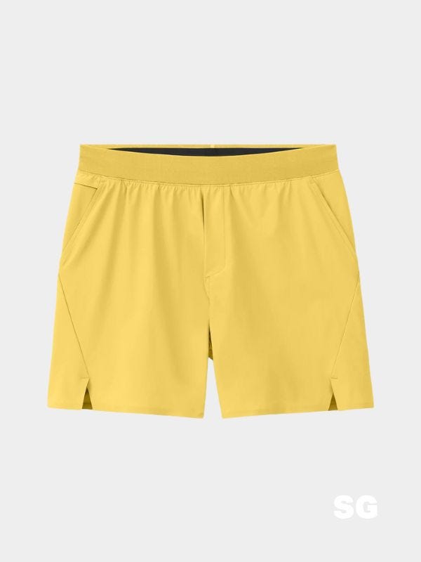 yellow hybrid shorts