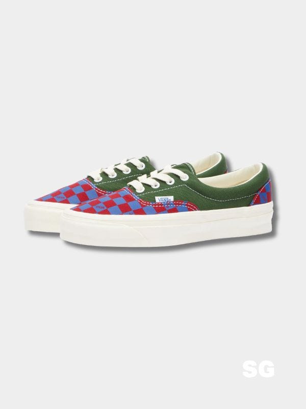 vans lx era reissue 95 bmx douglas fir lace-up sneakers
