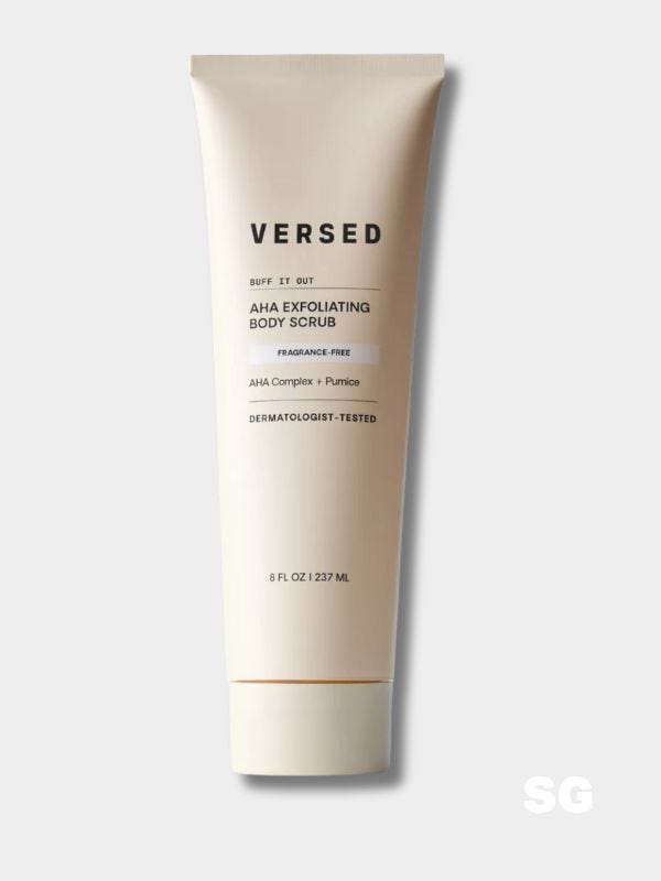 versed exfoliating body scrub
