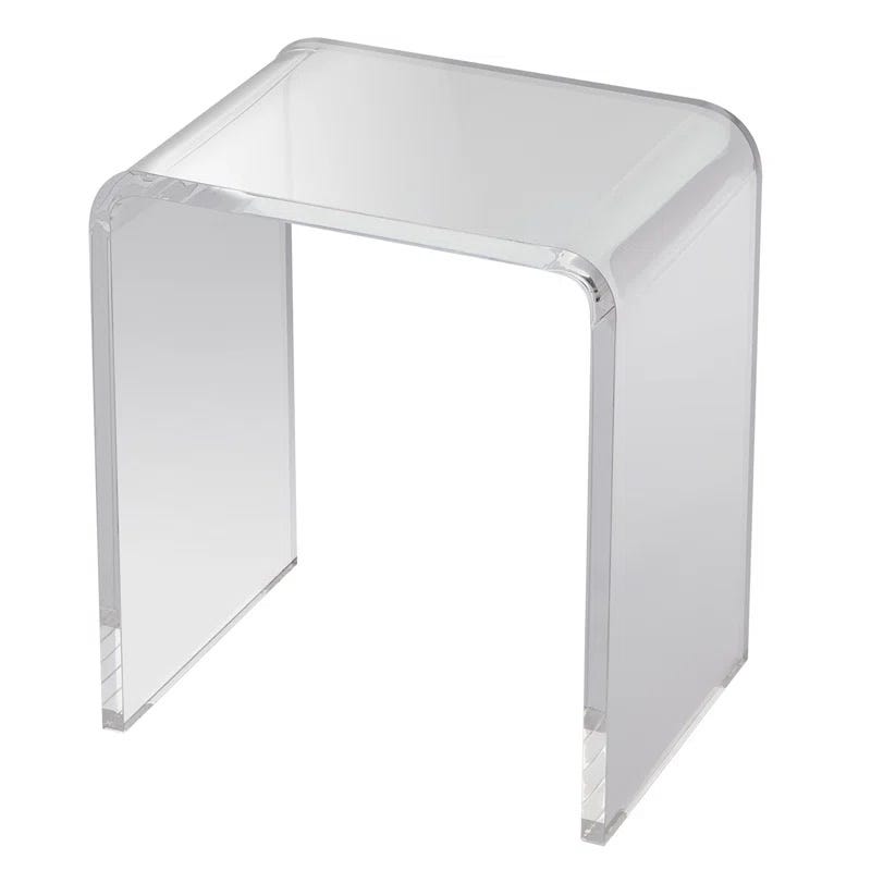 wayfair acrylic joram end table