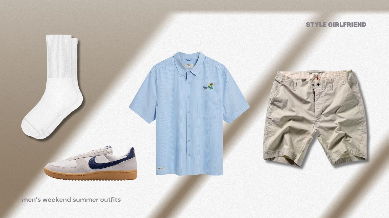 casual summer weekend outfit for men