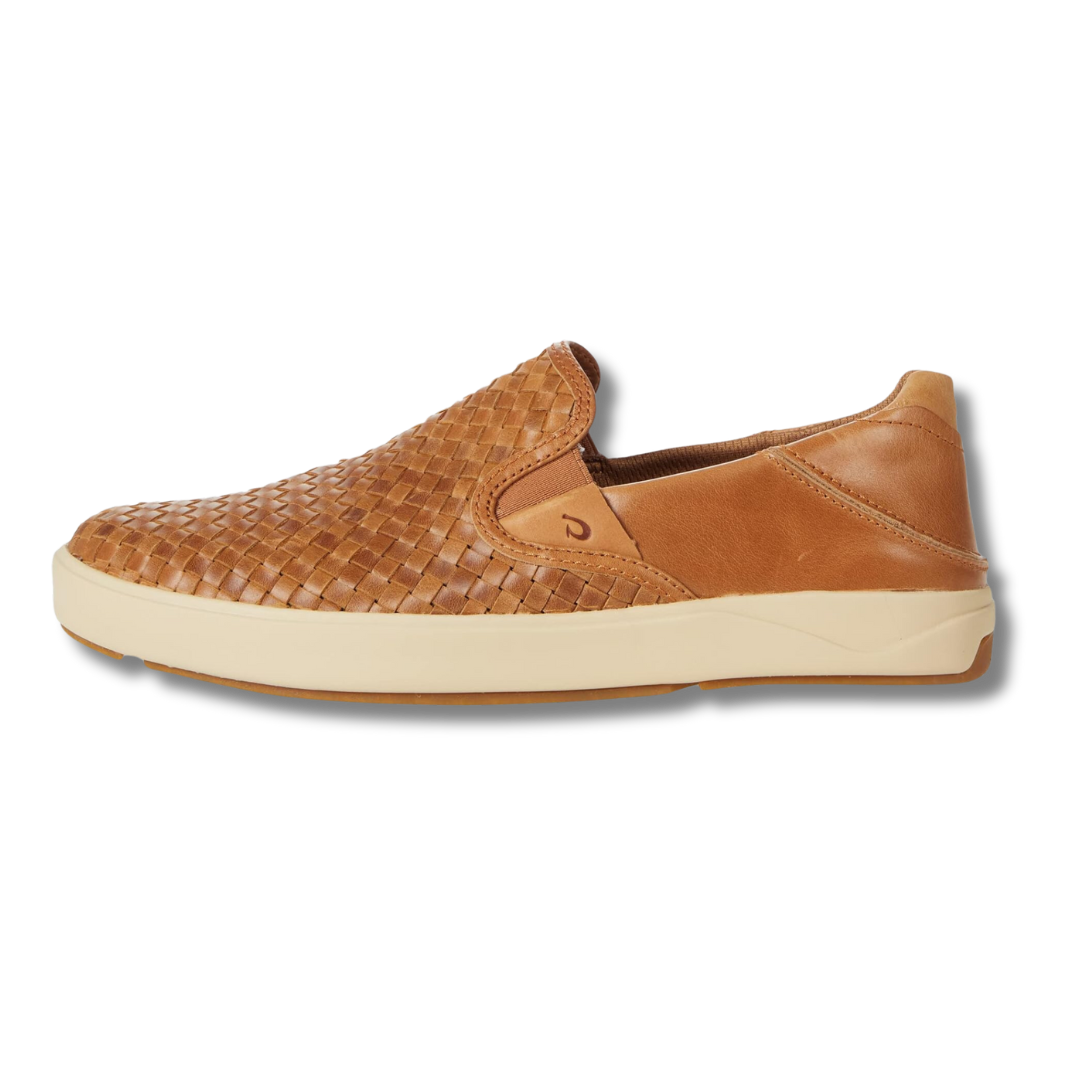 olukai Lae'ahi Lauhala slip-on loafer in fox