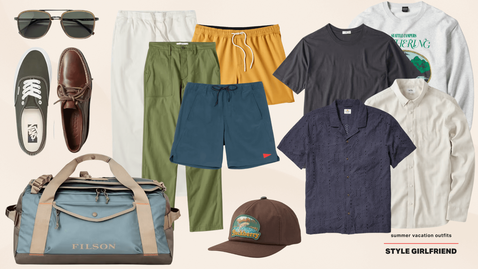 men's summer vacation packing list